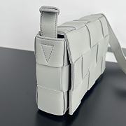 Fortok Bottega Veneta Cassette Bag Light Grey 578004 23x15x6cm - 4