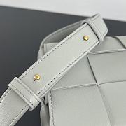 Fortok Bottega Veneta Cassette Bag Light Grey 578004 23x15x6cm - 3