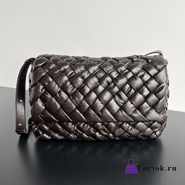 Fortok Bottega Veneta Rumple Messenger Bag in Fondant 776519 30x23x7.5cm - 1