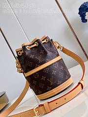 Fortok Louis Vuitton Canoé Monogram Canvas Bag Brown & Yellow M83480 14x20x14cm - 5