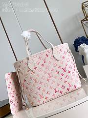 Fortok Louis Vuitton Neverfull MM Bag Sunrise Aquarelle M47080 31x28x14cm - 1