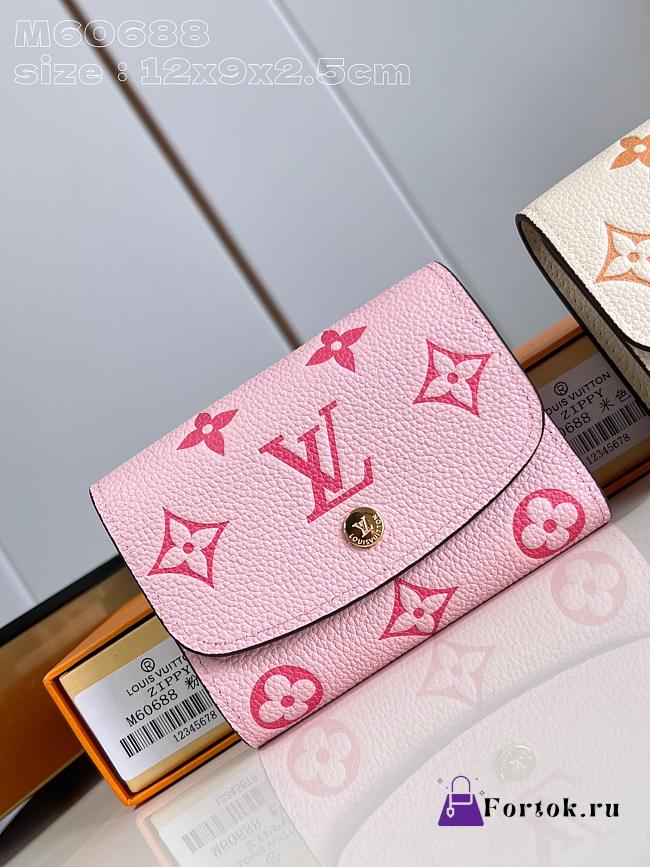 Fortok Louis Vuitton Victorine Wallet Pink M60688 12x9x2.5cm - 1