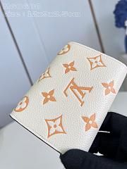 Fortok Louis Vuitton Victorine Wallet Beige & Orange M60688 12x9x2.5cm - 2