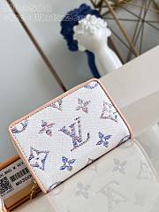 Fortok Louis Vuitton Lou Wallet Multicolor White M83500 11x8x2cm - 1