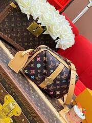 Fortok Louis Vuitton Envelope Messenger Bag Brown Monogram Craggy Coated Canvas M24820 23.5x15.5x8.5cm - 1