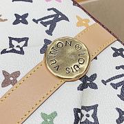 Fortok Louis Vuitton Envelope Messenger Bag White Monogram Craggy Coated Canvas M24820 23.5x15.5x8.5cm - 2
