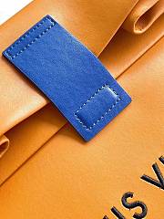 Fortok Louis Vuitton Sandwich Bag Cowhide Leather M24578 30x27x17cm - 5