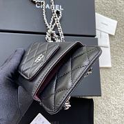 Fortok Chanel Phone Bag in Black AP0990 18.5×9×3cm  - 6