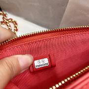 Fortok Chanel Phone Bag in Red AP0990 18.5×9×3cm  - 4