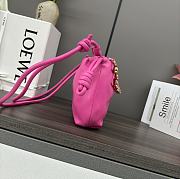 Fortok Loewe Flamenco Purse Mini Bag Pink 23x17x5.5cm - 4
