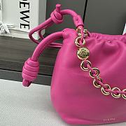 Fortok Loewe Flamenco Purse Mini Bag Pink 23x17x5.5cm - 5