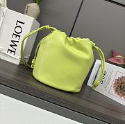 Fortok Loewe Flamenco Purse Mini Bag Green Neon 23x17x5.5cm - 4