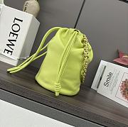 Fortok Loewe Flamenco Purse Mini Bag Green Neon 23x17x5.5cm - 3