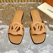 Fortok Louis Vuitton Isola Flat Mules Brown - 3