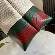 Fortok Gucci Logo Canvas Tote Bag 40x38x17cm - 6