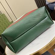 Fortok Gucci Logo Canvas Tote Bag 40x38x17cm - 3