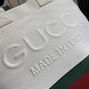 Fortok Gucci Logo Canvas Tote Bag 40x38x17cm - 2