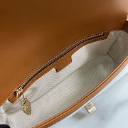 Fortok Gucci Luce Canvas Shoulder Bag White and Brown 786027 27.5x12.5x6.5cm - 3