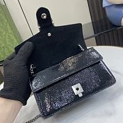 Fortok Gucci Dionysus Super Mini Bag Black Patent Leather 795368 17.5x11x6.5cm - 3