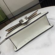 Fortok Gucci Dionysus Super Mini Bag White Patent Leather 795368 17.5x11x6.5cm - 4