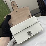 Fortok Gucci Dionysus Super Mini Bag White Patent Leather 795368 17.5x11x6.5cm - 3