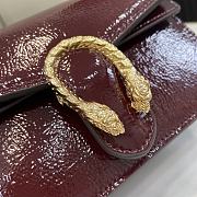 Fortok Gucci Dionysus Super Mini Bag Red Patent Leather 795368 17.5x11x6.5cm - 5