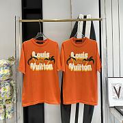 Fortok Louis Vuitton 2024SS Orange T-Shirt - 1