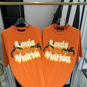 Fortok Louis Vuitton 2024SS Orange T-Shirt - 3