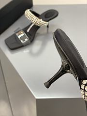 Fortok Alexander Wang Julie transparent Crystal Sandals - 6