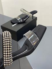 Fortok Alexander Wang Julie transparent Crystal Sandals - 3