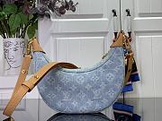 Fortok Louis Vuitton Loop Bag Monogram Sky Blue Denim M24846 23x13x6cm - 5