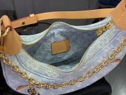 Fortok Louis Vuitton Loop Bag Monogram Sky Blue Denim M24846 23x13x6cm - 6