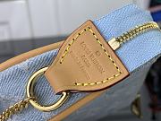 Fortok Louis Vuitton Mini Pochette Accessoires Bag Sky Blue Denim M82960 15.5x10.5x4cm - 2
