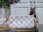 Fortok Louis Vuitton Pochette Accessories Bag Multicolor White M40712 23x13x4cm - 1