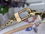 Fortok Louis Vuitton Mini Pochette Accessoires Bag Multicolor White M82960 15.5x10.5x4cm - 3