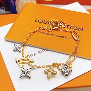 Fortok Louis Vuitton Flower Bracelet and Necklack Set LSL0032  - 5