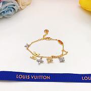 Fortok Louis Vuitton Flower Bracelet and Necklack Set LSL0032  - 4