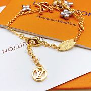 Fortok Louis Vuitton Flower Bracelet and Necklack Set LSL0032  - 2