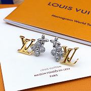 Fortok Louis Vuitton Gold and Silver Matching Earrings LED0130 - 1