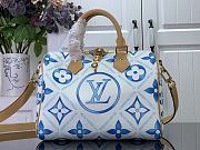 Fortok Louis Vuitton Speedy Bandoulière 25 Bag Lagoon Blue M11264 25x19x15cm - 1