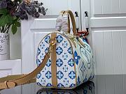 Fortok Louis Vuitton Speedy Bandoulière 25 Bag Lagoon Blue M11264 25x19x15cm - 6