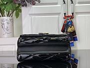Fortok Louis Vuitton Go-14 Twist MM Bag Black Patent Leather M25046 23x16x10cm - 6