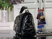 Fortok Louis Vuitton Go-14 Twist MM Bag Black Patent Leather M25046 23x16x10cm - 5