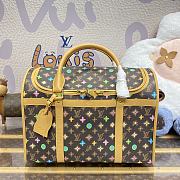 Fortok Louis Vuitton Dog Bag Brown Monogram Craggy Coated Canvas M47066 44x32x23cm - 1