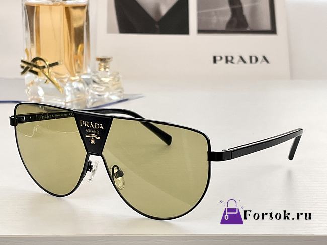 Fortok Prada Sunglasses With Triangle Logo  - 1