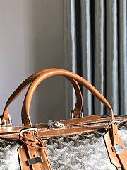 Fortok Goyard Boeing Travel Bag Black & Brown 55x32x22cm - 2