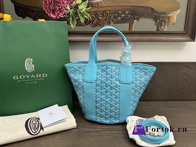 Fortok Goyard Belharra Bag Blue 18x22.5cm - 1