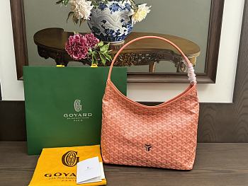 Fortok Goyard Bohème Hobo Bag Coral 33x42x27cm