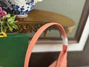 Fortok Goyard Bohème Hobo Bag Coral 33x42x27cm - 6