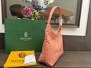 Fortok Goyard Bohème Hobo Bag Coral 33x42x27cm - 5